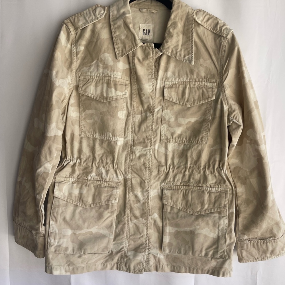 GAP Beige Camouflage Jacket